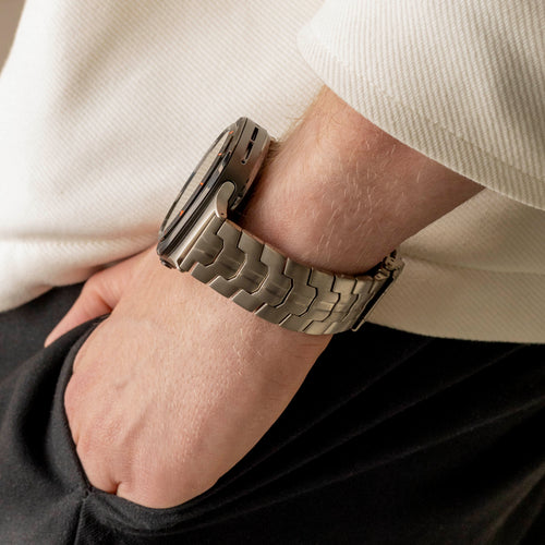 Bandz Correa titanio 'Iron' Samsung Galaxy Watch Ultra 2 (titanio)