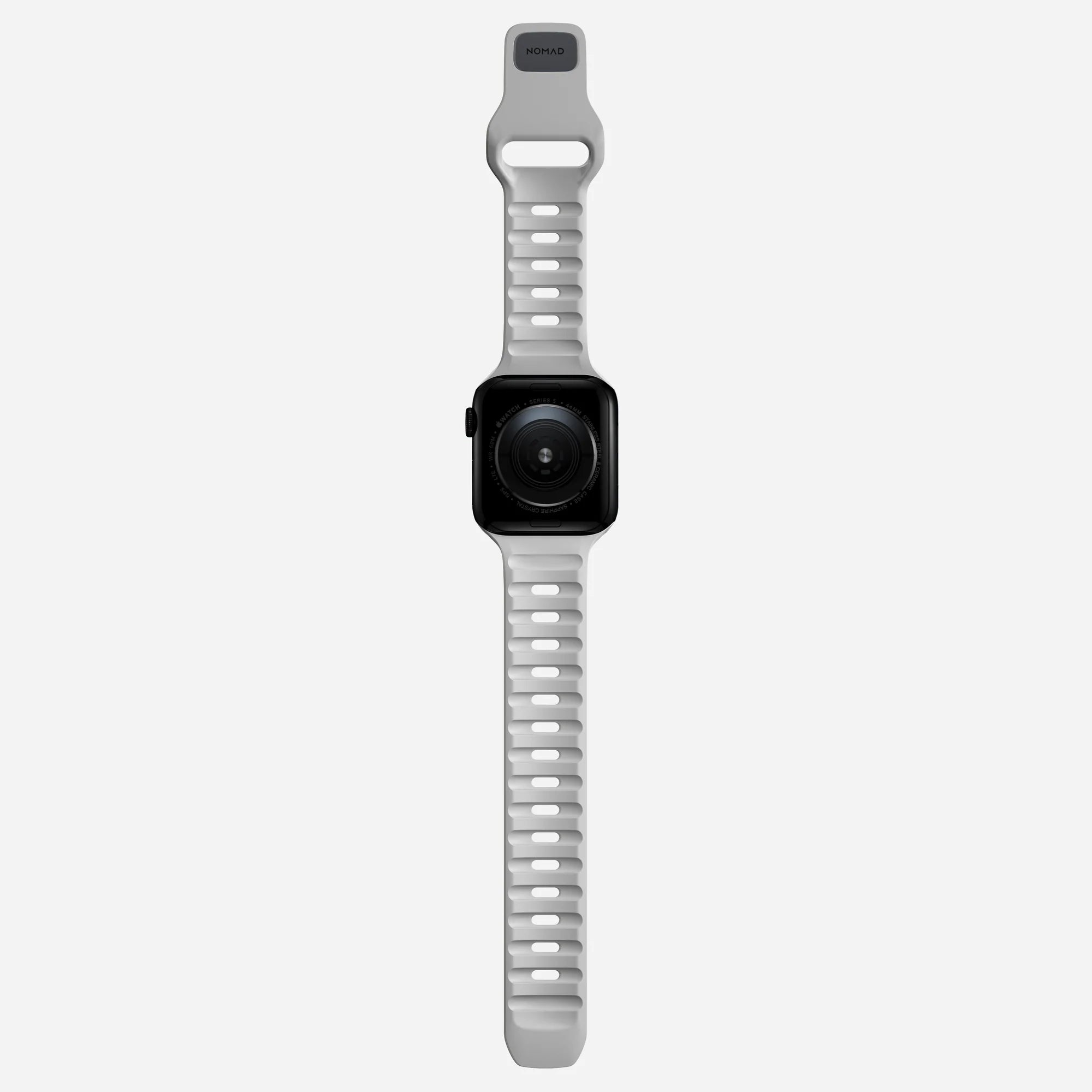 Nomad Correa silicona deportiva Apple Watch (gris lunar)