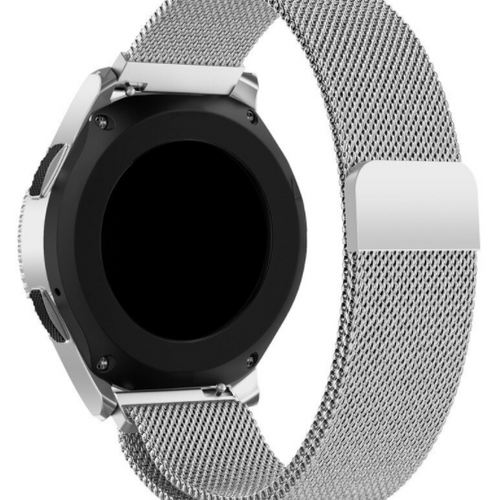 46mm milanese band zilver