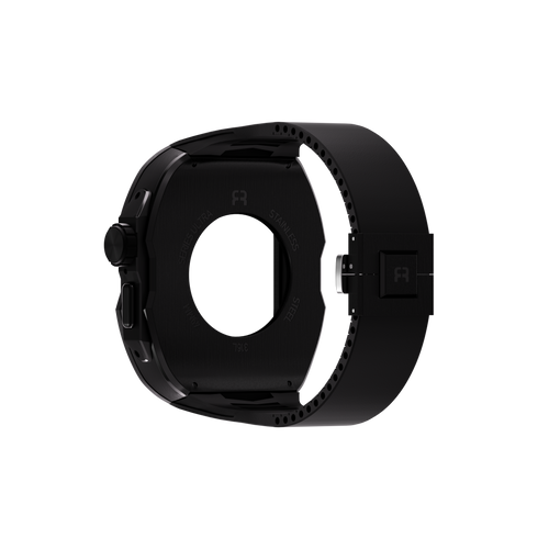 Reqior Funda con correa de goma Apple Watch Ultra (negro)
