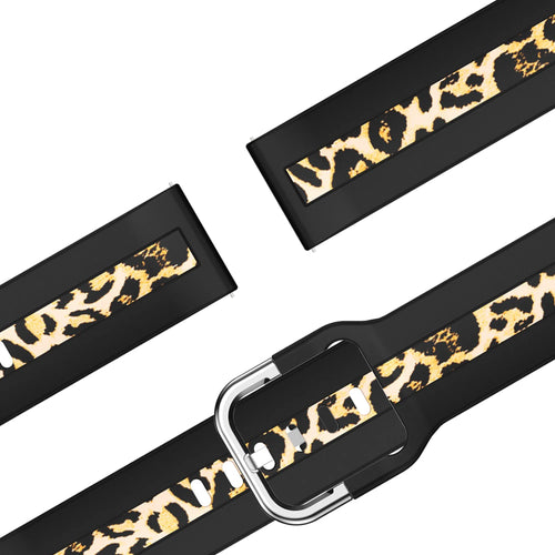 Bandz Correa leopardo 'Doble' Garmin Forerunner 170 (negro)