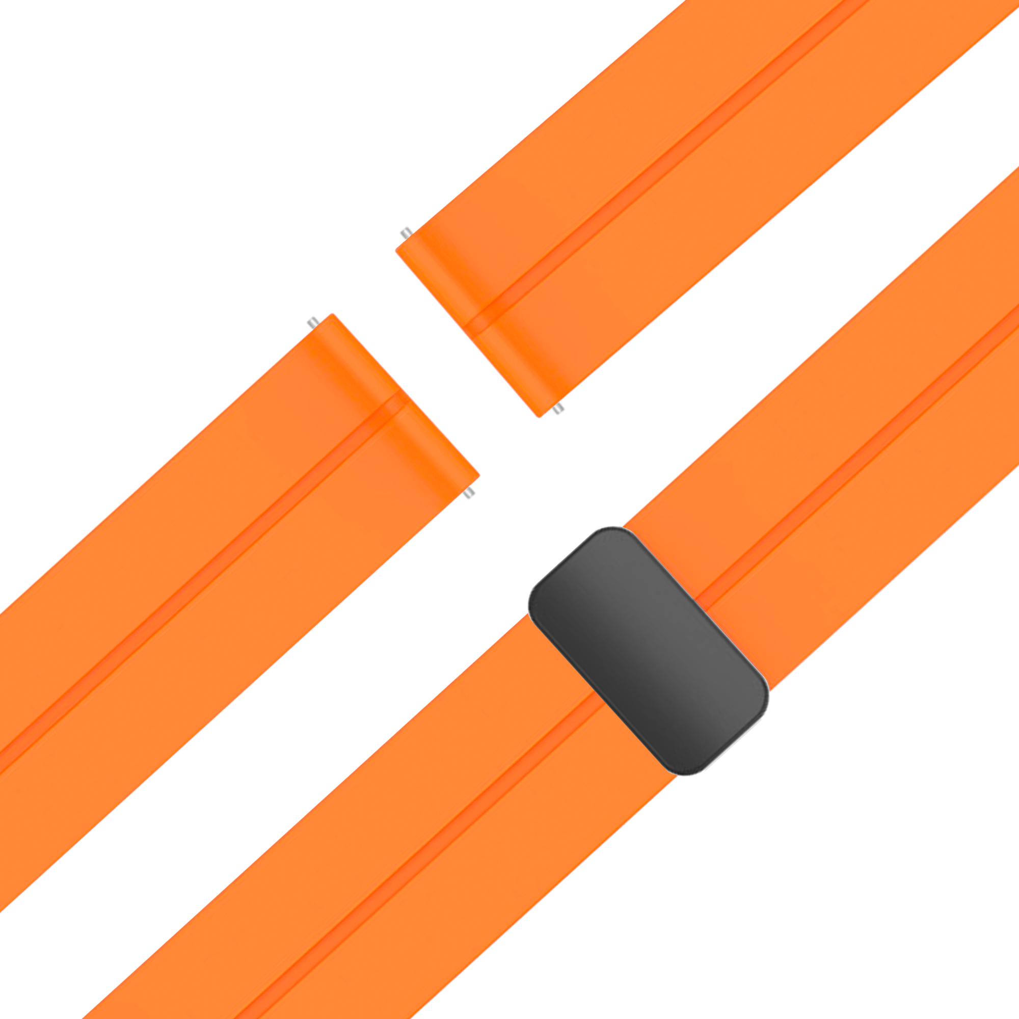 Bandz Correa silicona con hebilla Garmin Forerunner 255 (naranja)