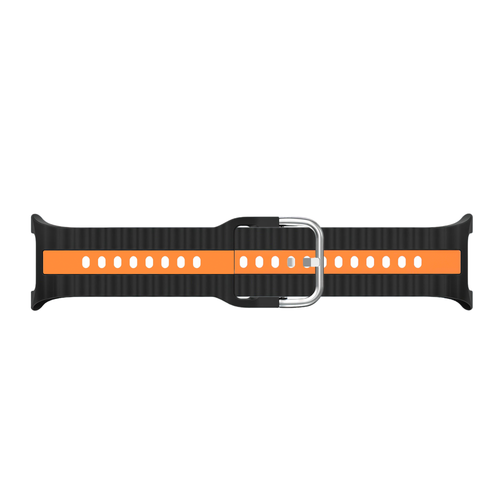 Correa deportiva duo Samsung Galaxy Watch 8 Classic (negro/naranja)