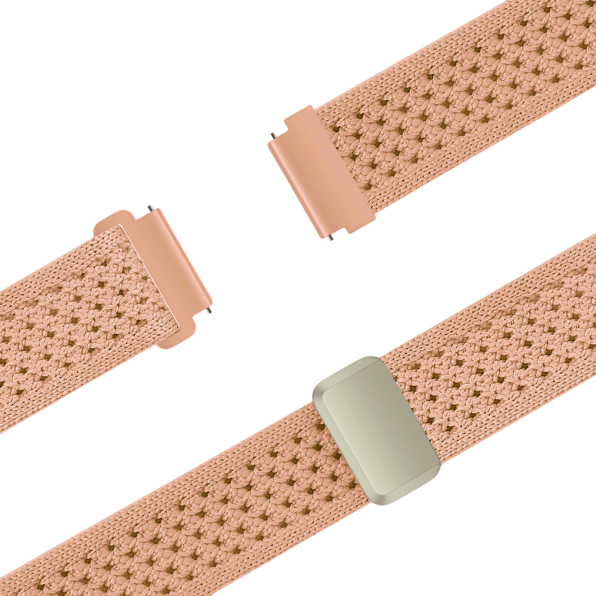 Bandz Garmin Approach S42 Vintage Nylon Strap (Antique Pink)