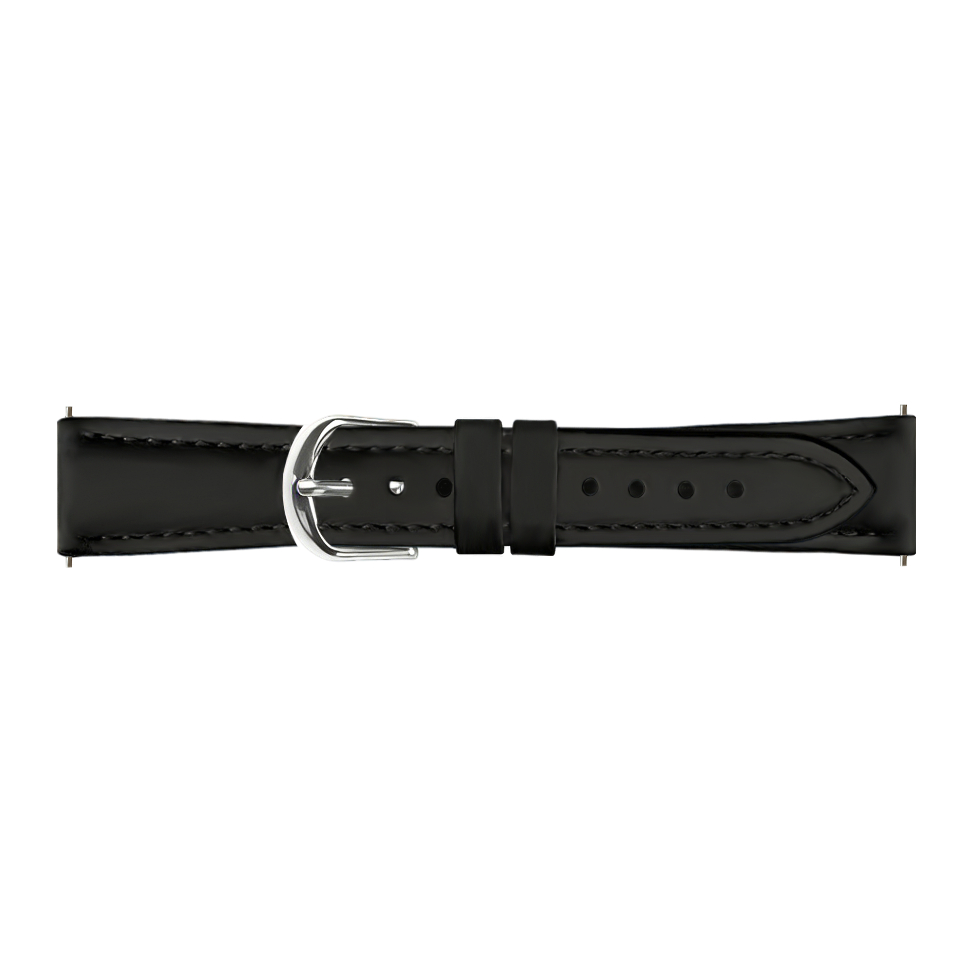 Correa cuero 'ajuste fino' Amazfit Active 2 (negro)