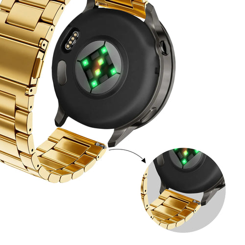 Bandz Correa acero 'Classic' Garmin Forerunner 265s (dorado)