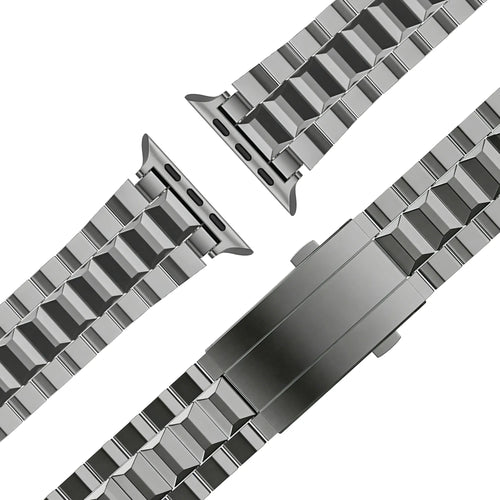 Bandz Apple Watch Titanium Strap 'Deluxe' (Graphite)