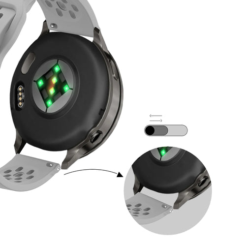 Bandz Correa silicona 'Air' Garmin Approach S42 (gris)