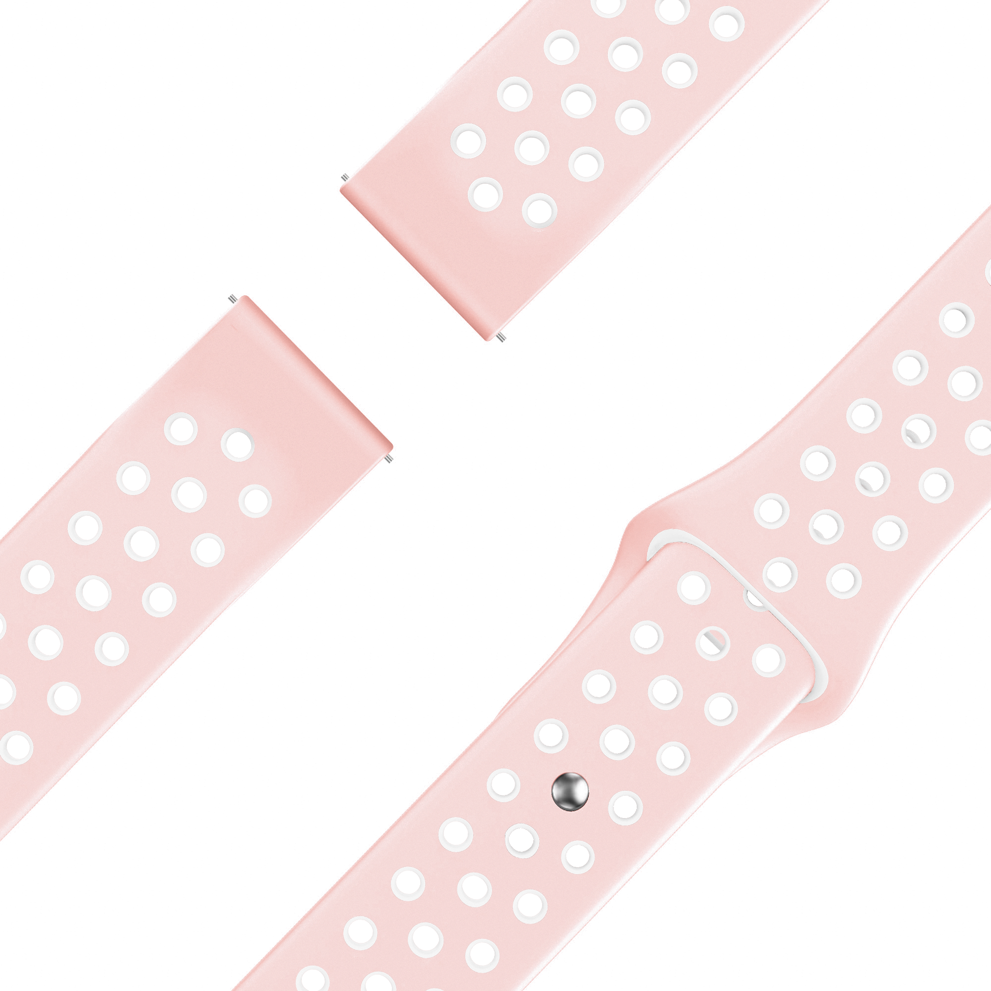 Bandz Correa deportiva 'Deluxe' Garmin Approach S44 (rosa/blanco)