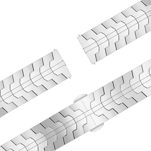 Bandz Correa acero 'Iron' Garmin Venu 3 (plata)