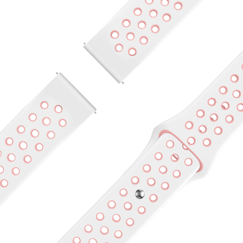 Bandz Correa deportiva 'Deluxe' Garmin Approach S44 (blanco/rosa)