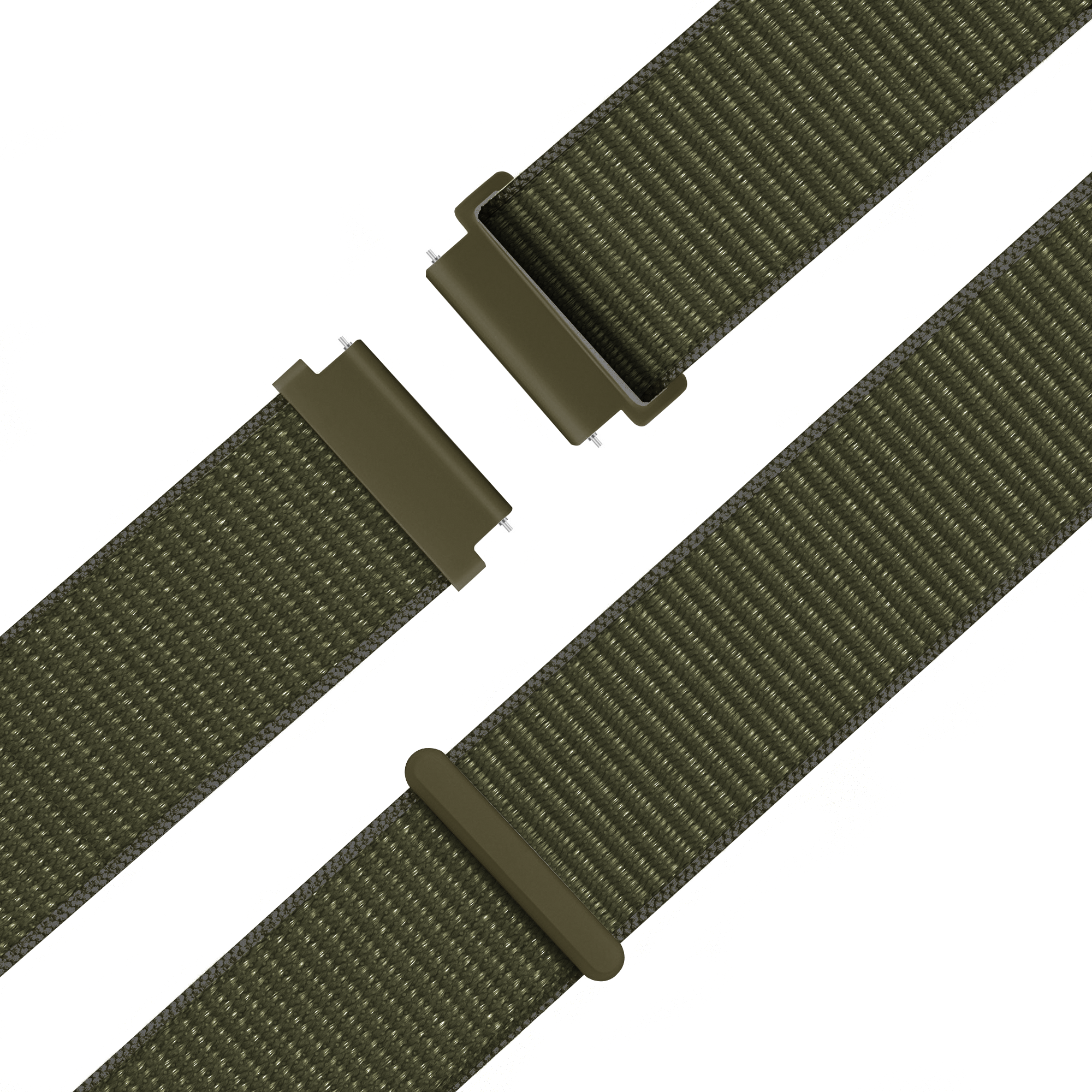Bandz Garmin Vivomove HR Nylon Loop Strap (Olive)