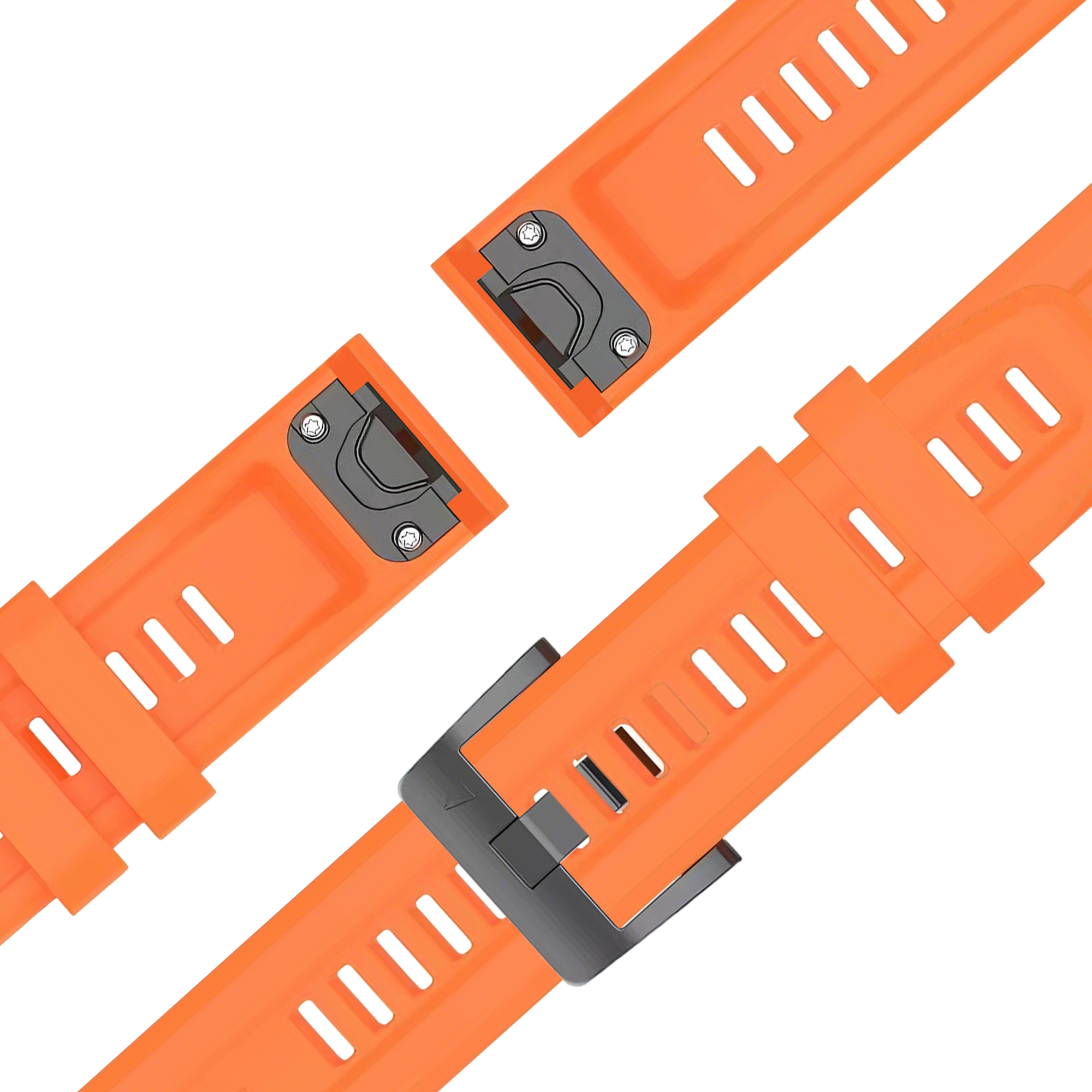 Bandz Correa silicona 'Classic' Garmin Descent Mk2S (naranja)