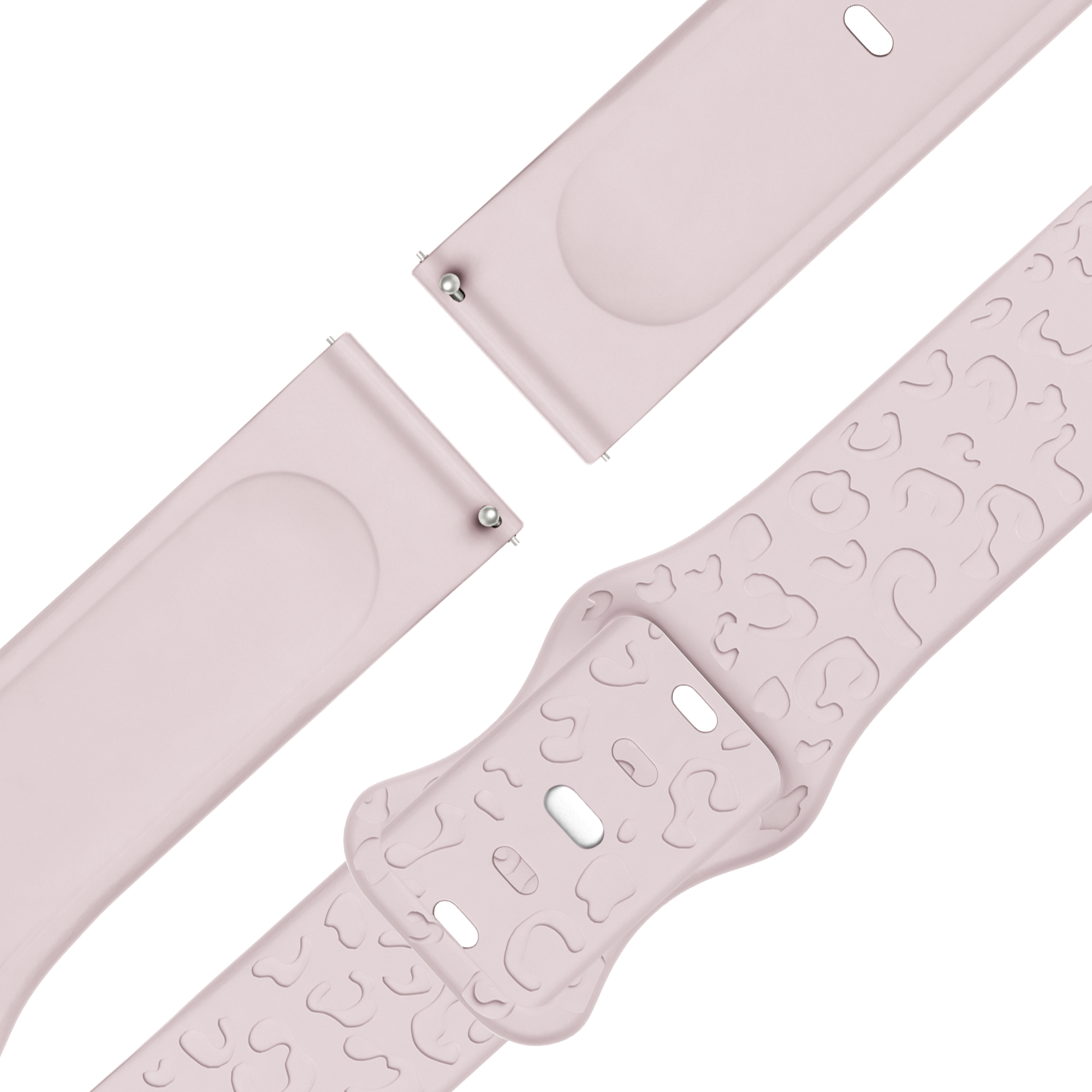 Bandz Correa silicona 'Leopard' Garmin Vivoactive 4s (rosa)