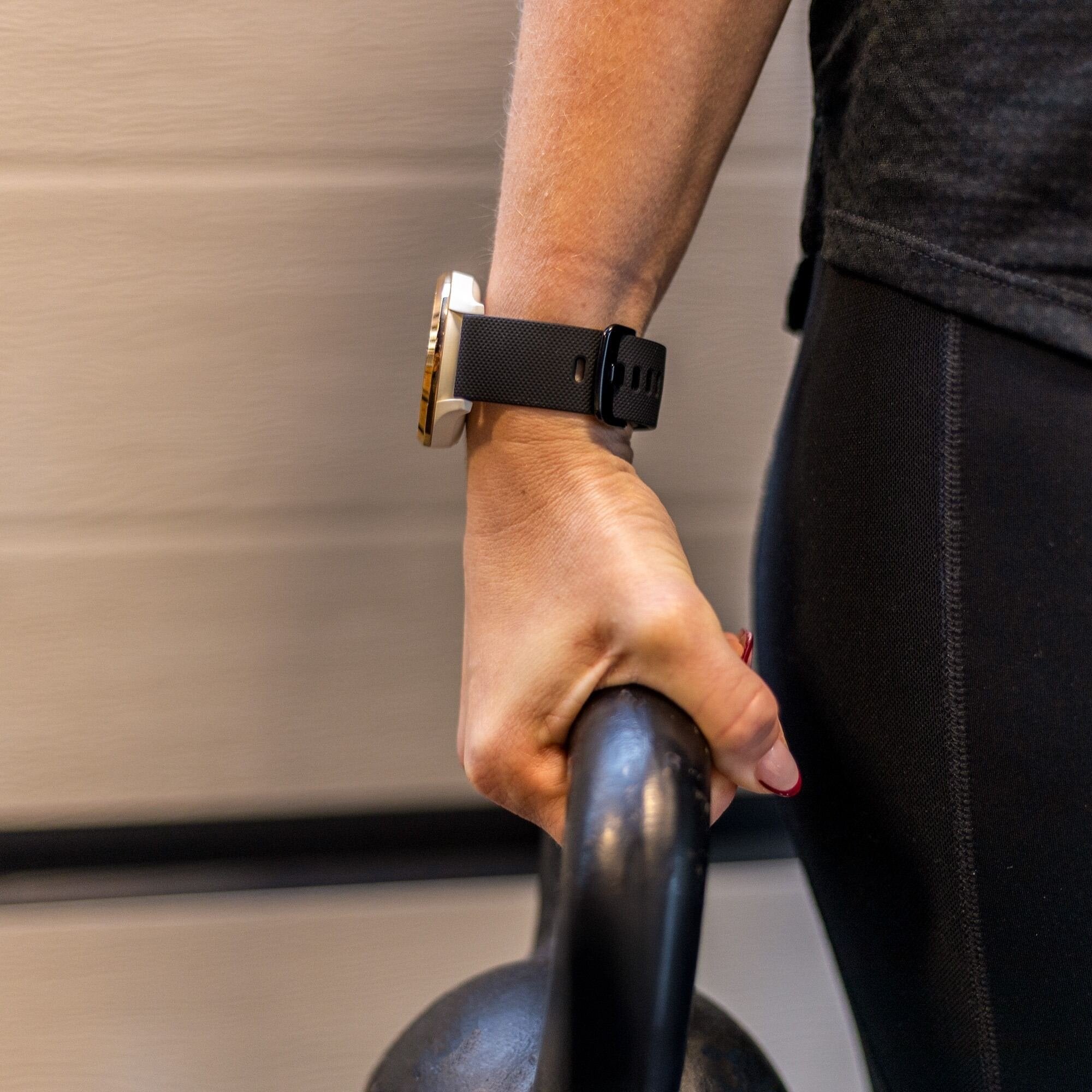 Correa silicona lujo Amazfit GTS 2 (negro)