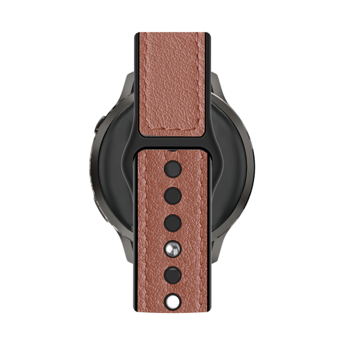 Bandz Garmin Approach J1 Leather Strap 'Hybrid' (Brown)