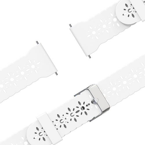 Bandz Correa silicona 'Lace' Garmin Approach S42 (blanco)