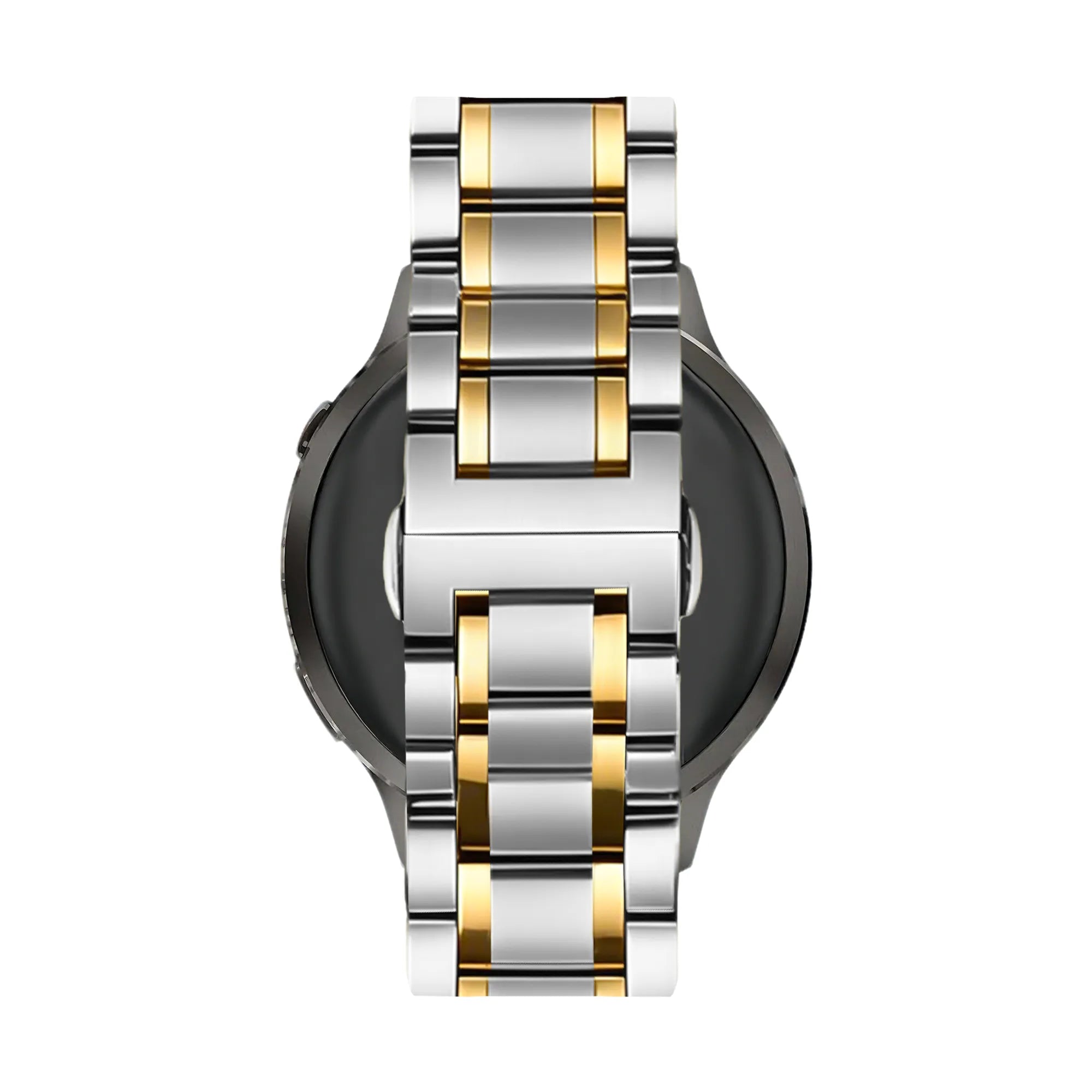 Bandz Garmin Forerunner 170 Steel Link Strap 'Deluxe' (Silver/Gold)