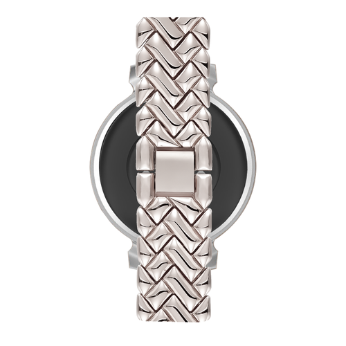Bandz Pebble Round 2 - 14mm Metal Strap 'V-Type' (Starlight)