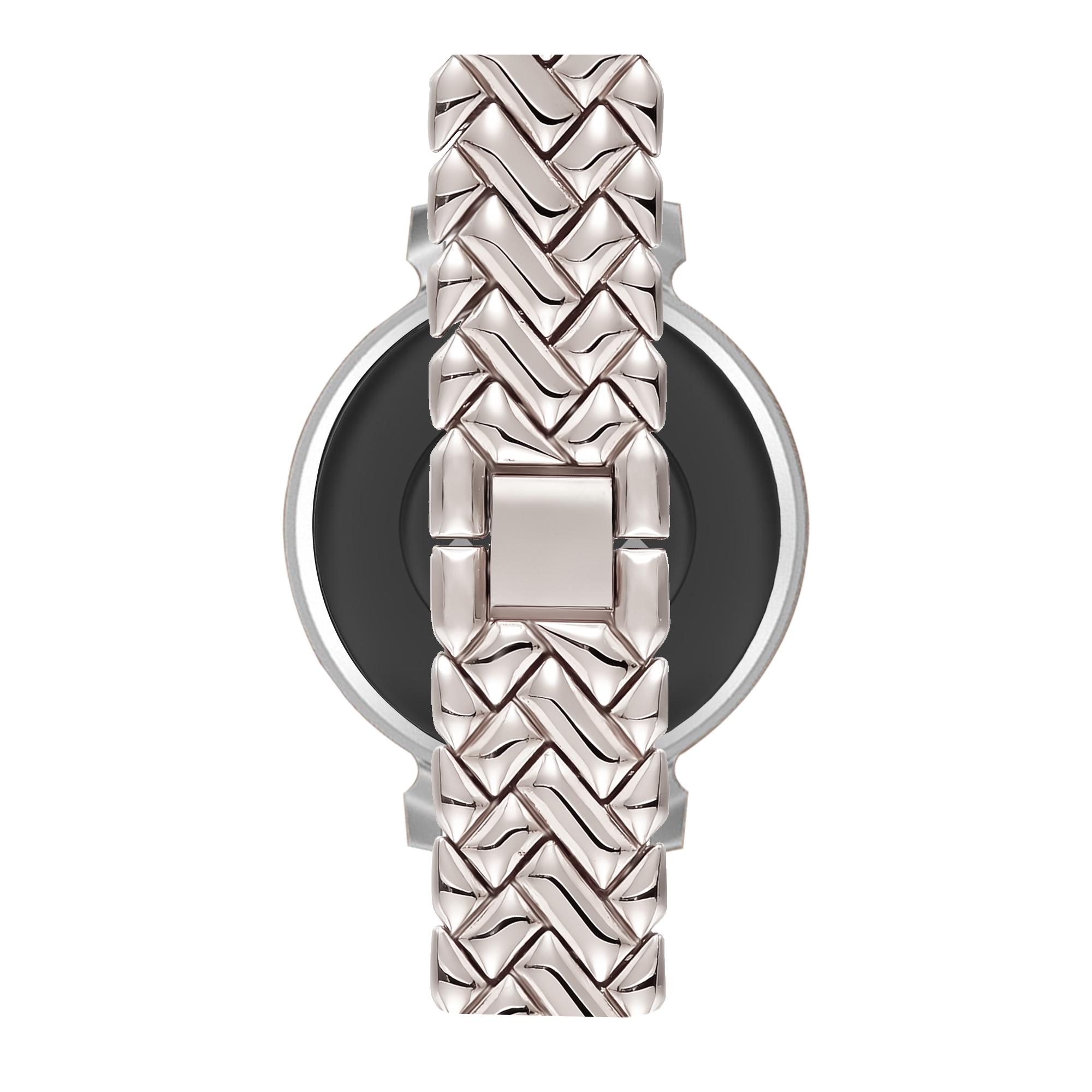 Bandz Pebble Round 2 - 14mm Metal Strap 'V-Type' (Starlight)