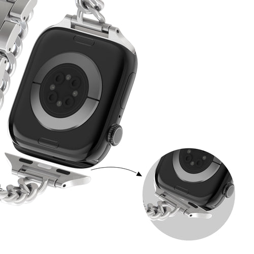 Bandz Correa acero 'Double Tour' Apple Watch (blanco estrella)