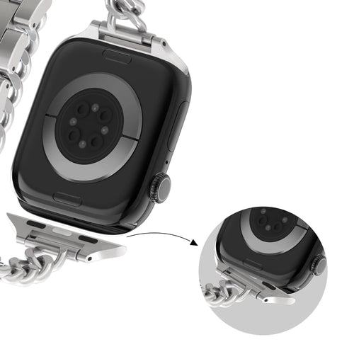 Bandz Correa acero 'Double Tour' Apple Watch (blanco estrella)