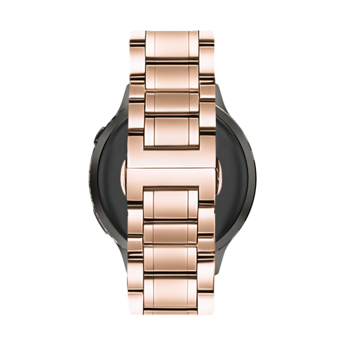 Bandz Garmin Venu SQ 2 Steel Link Strap 'Deluxe' (Rose Gold)