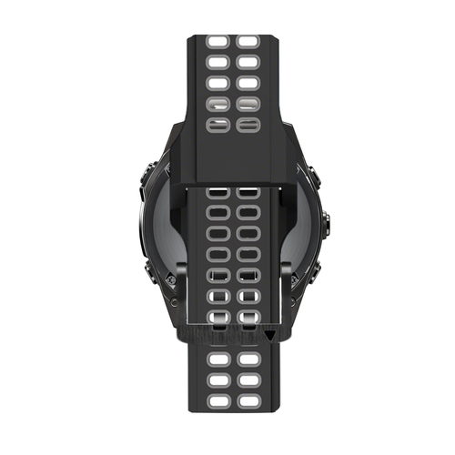 Bandz Correa deportiva con hebilla Garmin D2 Mach 1 (negro/gris)