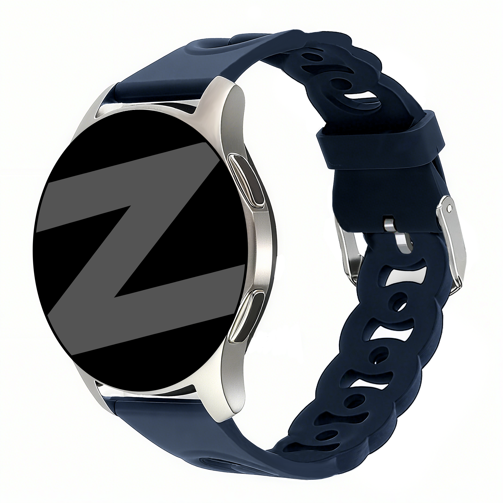 Bandz Correa silicona 'Cadenas' Samsung Galaxy Watch 4 Classic 42mm (azul oscuro)