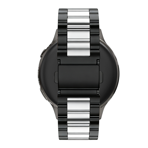 Bandz Garmin Vivomove Luxe Steel Strap 'Classic' (Black/Silver)
