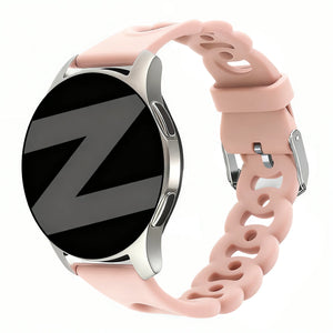 Bandz Amazfit GTR Mini Silicone Strap 'Chains' (Pink)