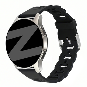 Bandz Correa silicona 'Cadenas' Samsung Galaxy Watch 4 Classic 42mm (negro)