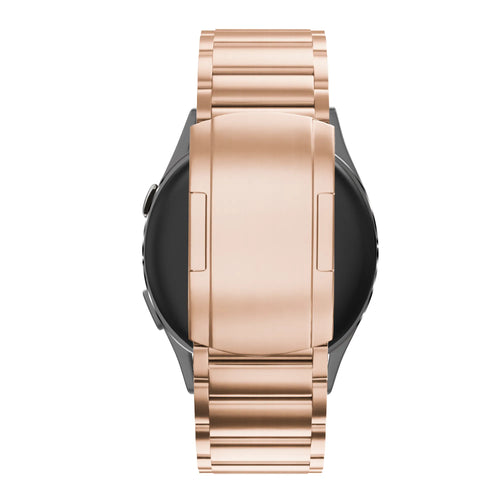 Bandz Garmin Forerunner 70 Titanium Link Strap (Rose Gold)