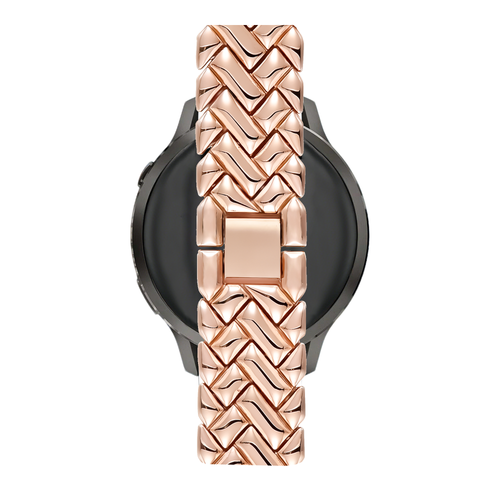 Bandz Garmin Vivoactive 4s Metal Strap 'V-Type' (Rose Gold)