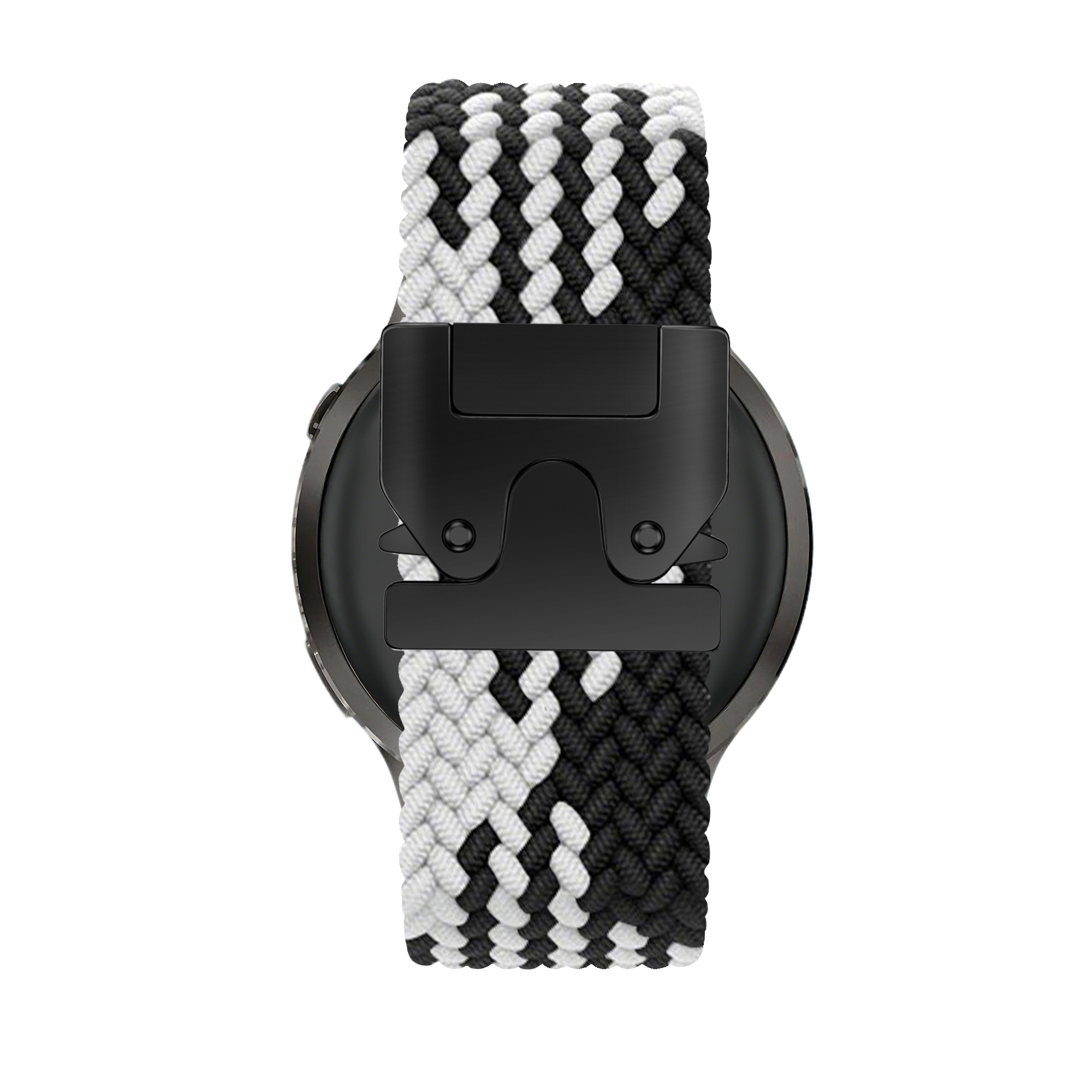 Bandz Correa trenzada 'Parachute' Garmin Forerunner 255s (negro/blanco)