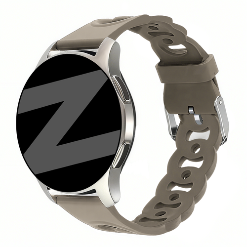 Bandz Correa silicona 'Cadenas' Samsung Galaxy Watch 7 - 40mm (beige-marrón)