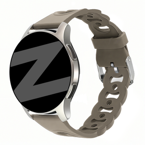 Bandz Correa silicona 'Cadenas' Samsung Galaxy Watch FE (beige-marrón)