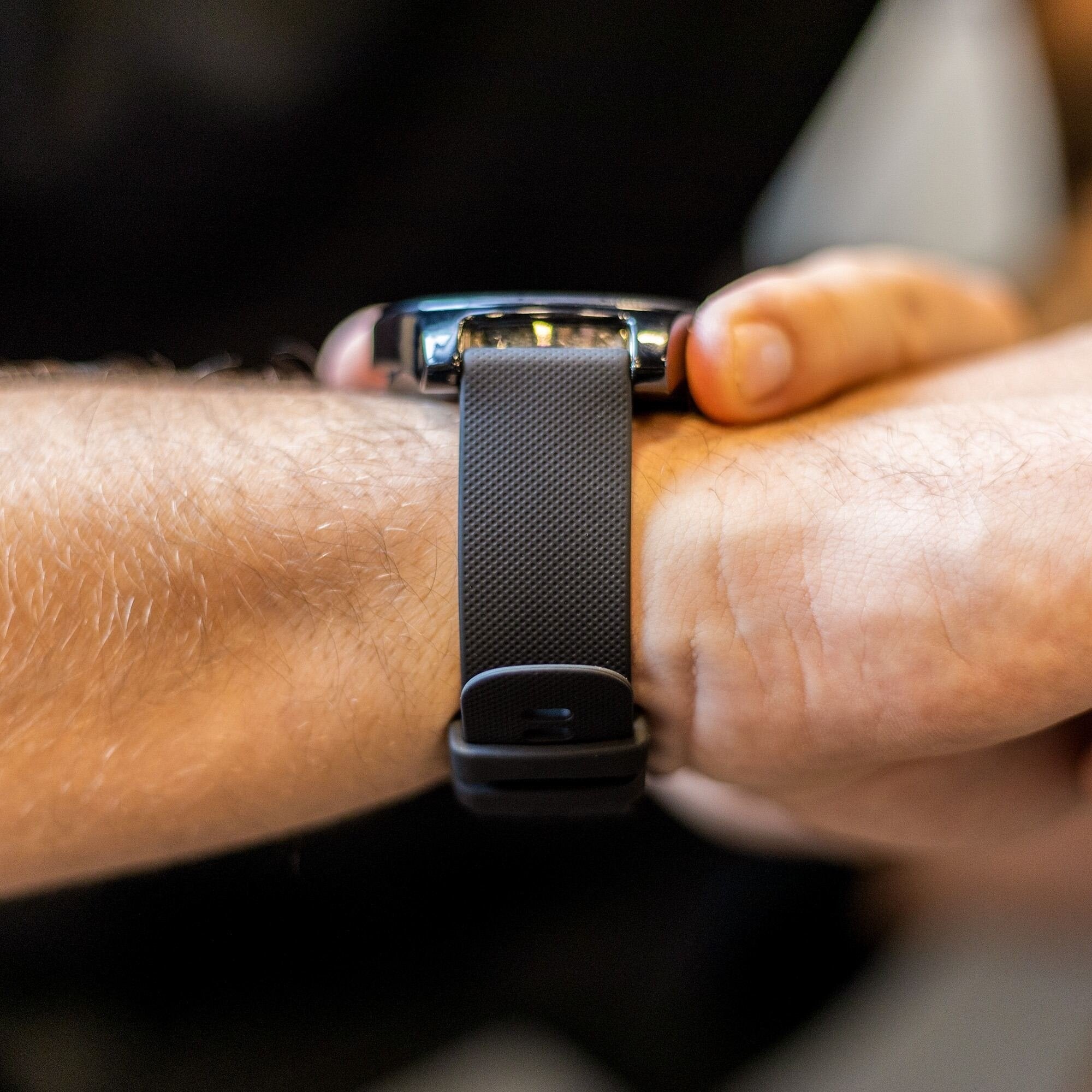 Correa silicona lujo Amazfit GTS 2 (negro)