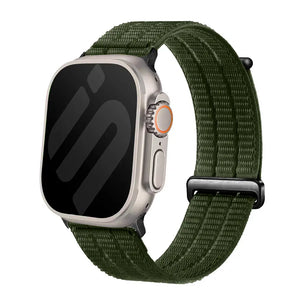 Correa nylon air Apple Watch (verde oscuro)