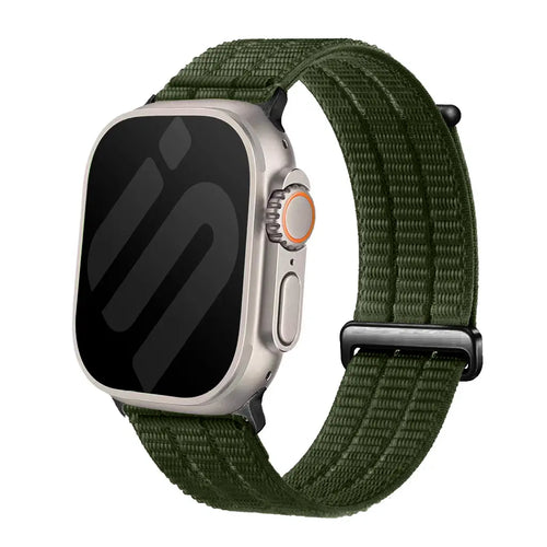 Correa nylon air Apple Watch (verde oscuro)