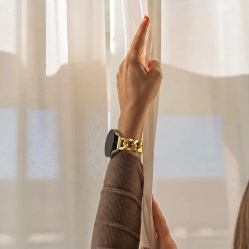 Correa cadena de acero Xiaomi Amazfit GTS (dorado)