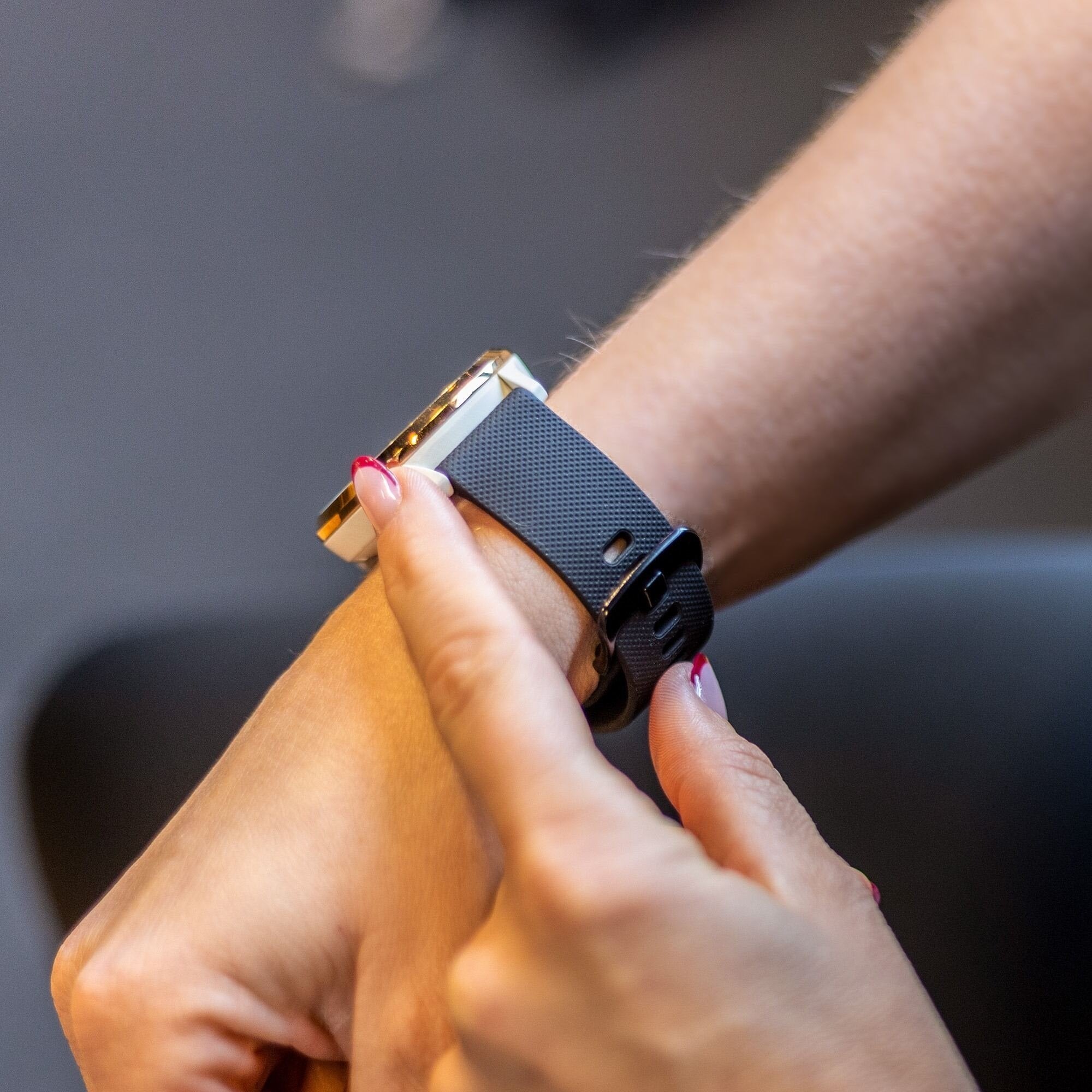 Correa silicona lujo Galaxy Watch 5 Pro (negra)