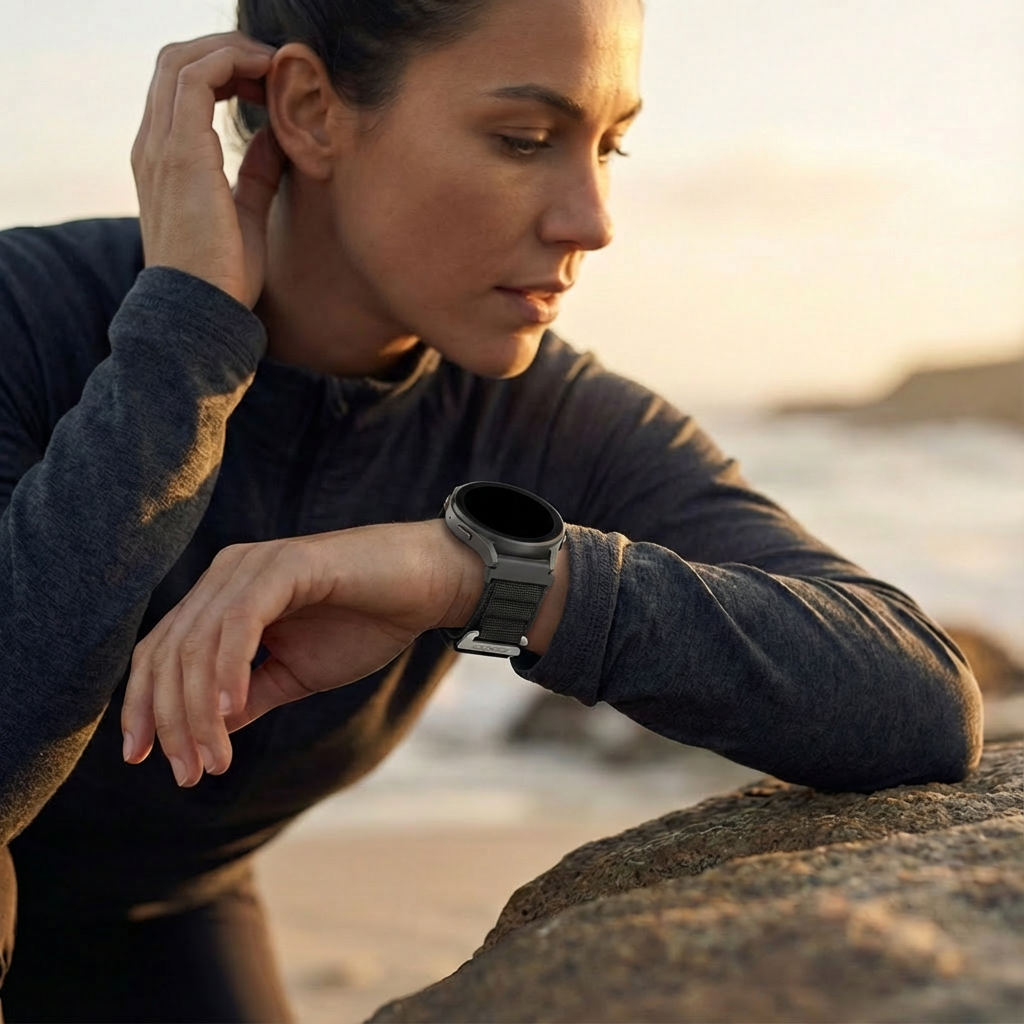 Bandz Amazfit GTR 2 Alpine Nylon Strap (Black)