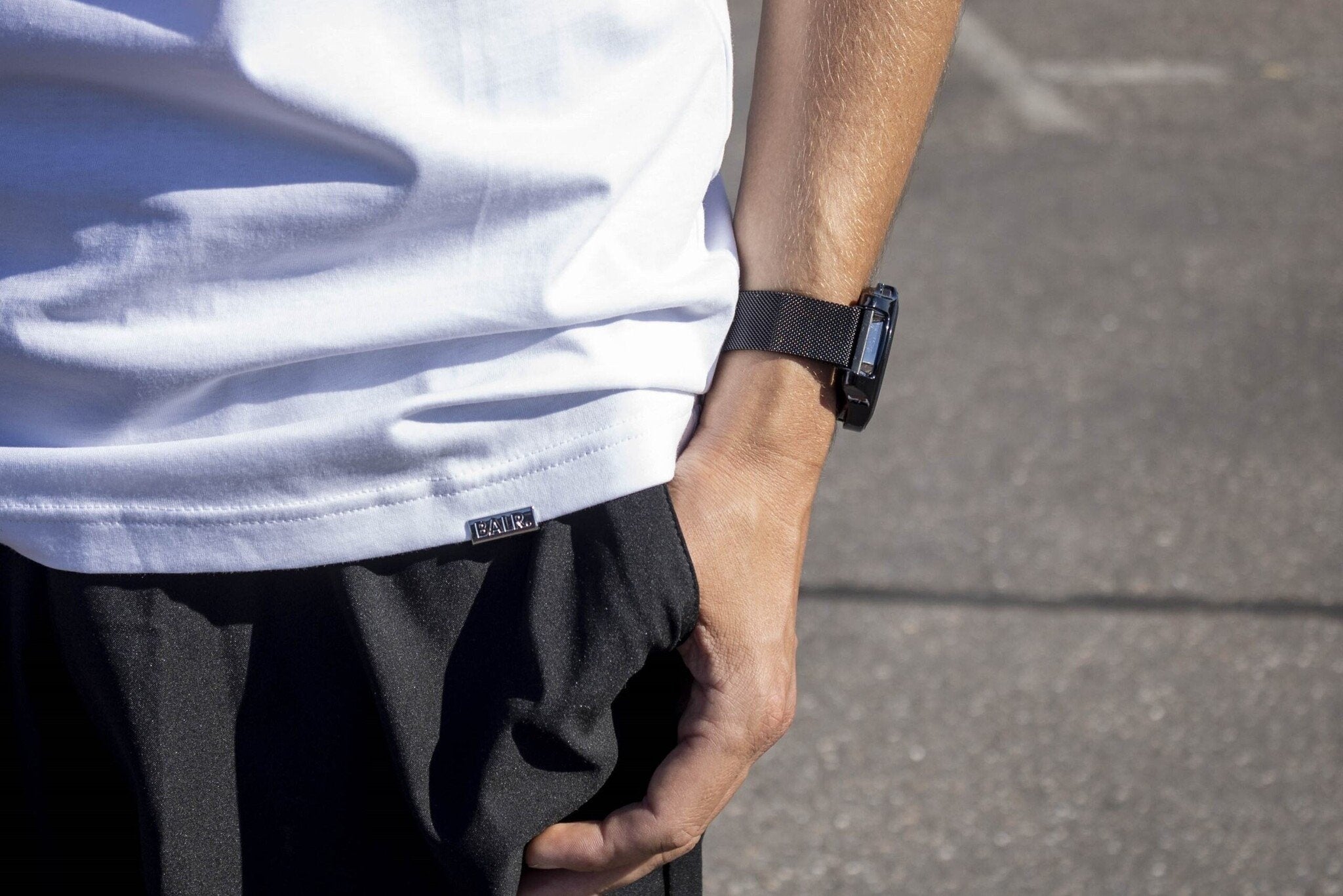 BALR Amazfit Bip U (Pro) Milanese Strap (Black)