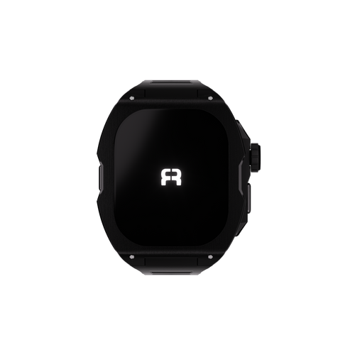 Reqior Funda con correa de goma Apple Watch Ultra (negro)