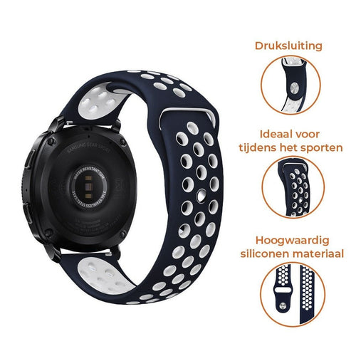 Suunto 9 Peak Pro Sport Strap (Blue/White)