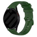 Correa silicona de lujo Samsung Galaxy Watch 6 Classic 47mm (verde ejército)