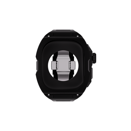 Reqior Funda con correa de goma Apple Watch Ultra (negro)