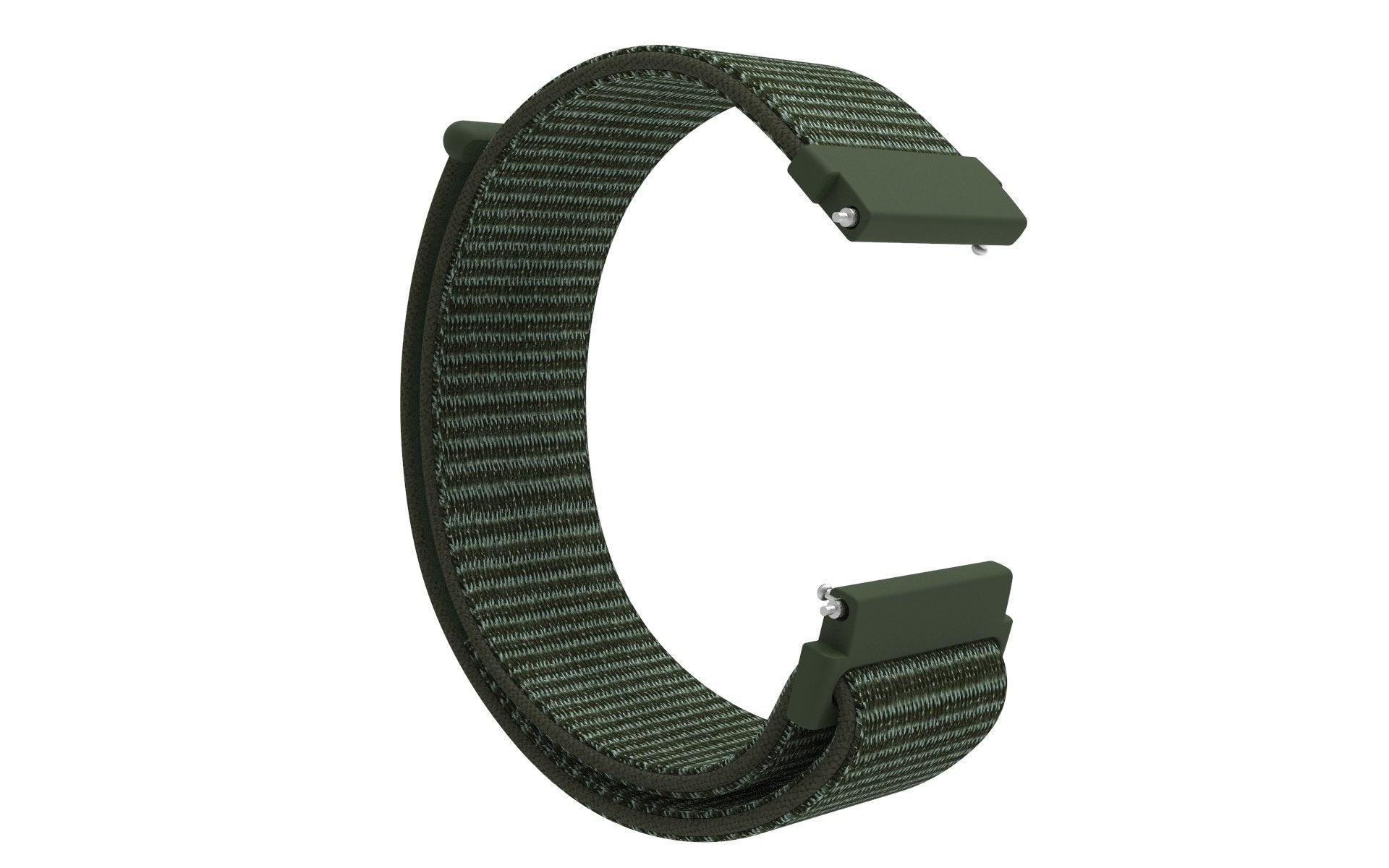 Correa nylon Garmin Forerunner 255s (verde oscuro)