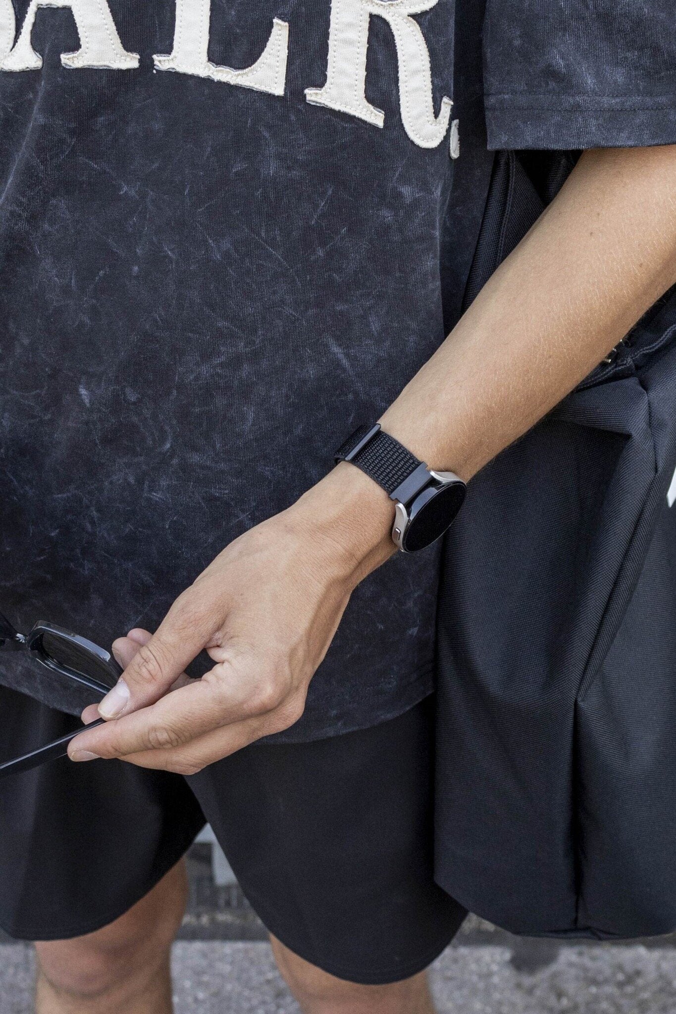 BALR Samsung Gear Sport Nylon Strap (Black)